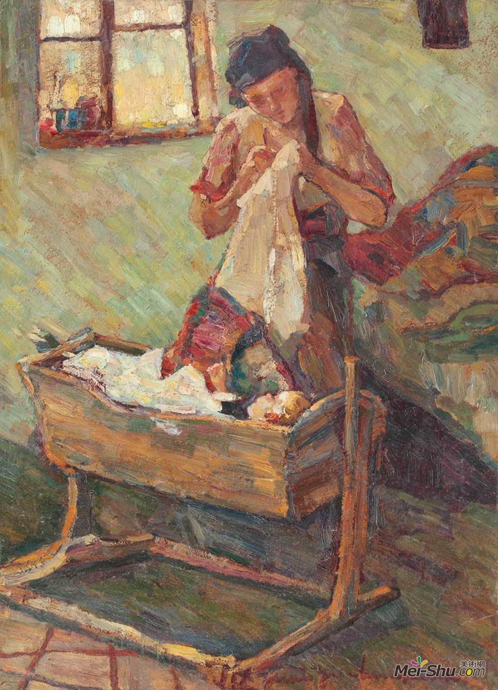 鲁道夫·史怀哲·卡帕纳(Rudolf Schweitzer-Cumpana)高清作品《摇篮歌（童谣）》