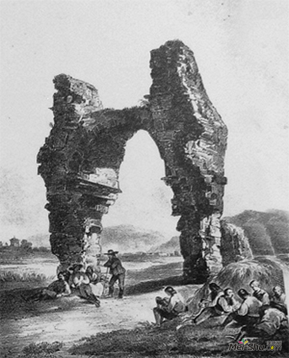 鲁道夫·冯阿尔特(Rudolf von Alt)高清作品《异教徒》