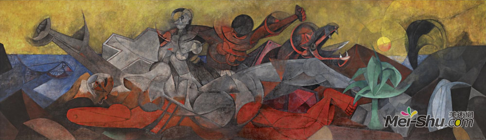 塔马约(Rufino Tamayo)高清作品《美国》