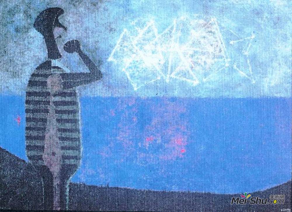 塔马约(Rufino Tamayo)高清作品《拉格朗日星系》