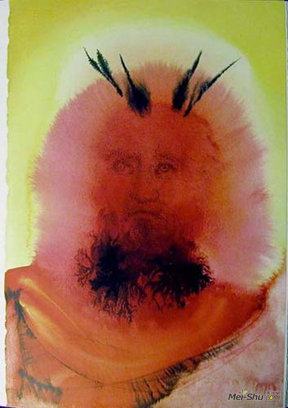 萨尔瓦多·达利(Salvador Dali)高清作品《摩西的荣耀面（出埃及记34:29）》
