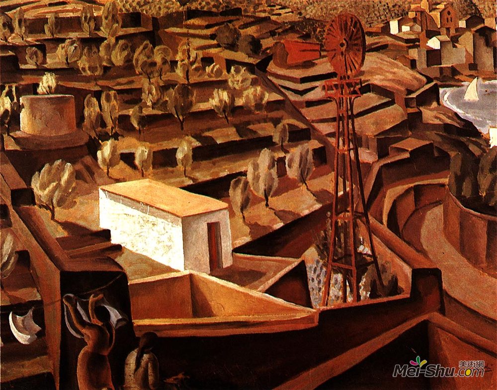 萨尔瓦多·达利(Salvador Dali)高清作品《尸体景观》