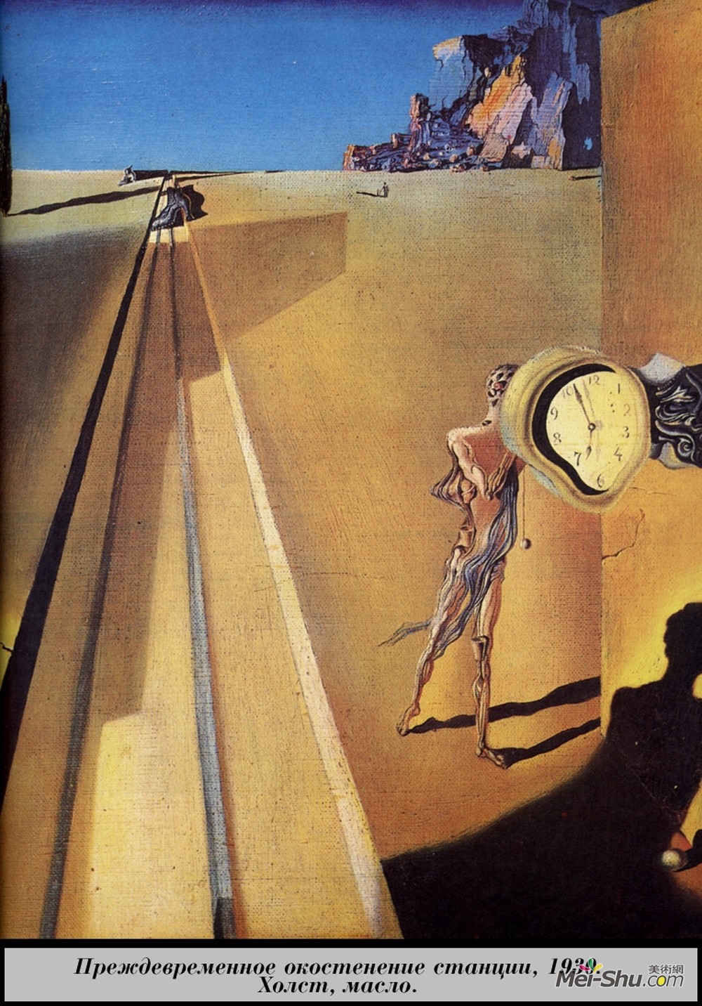 萨尔瓦多·达利(Salvador Dali)高清作品《火车站过早骨化》