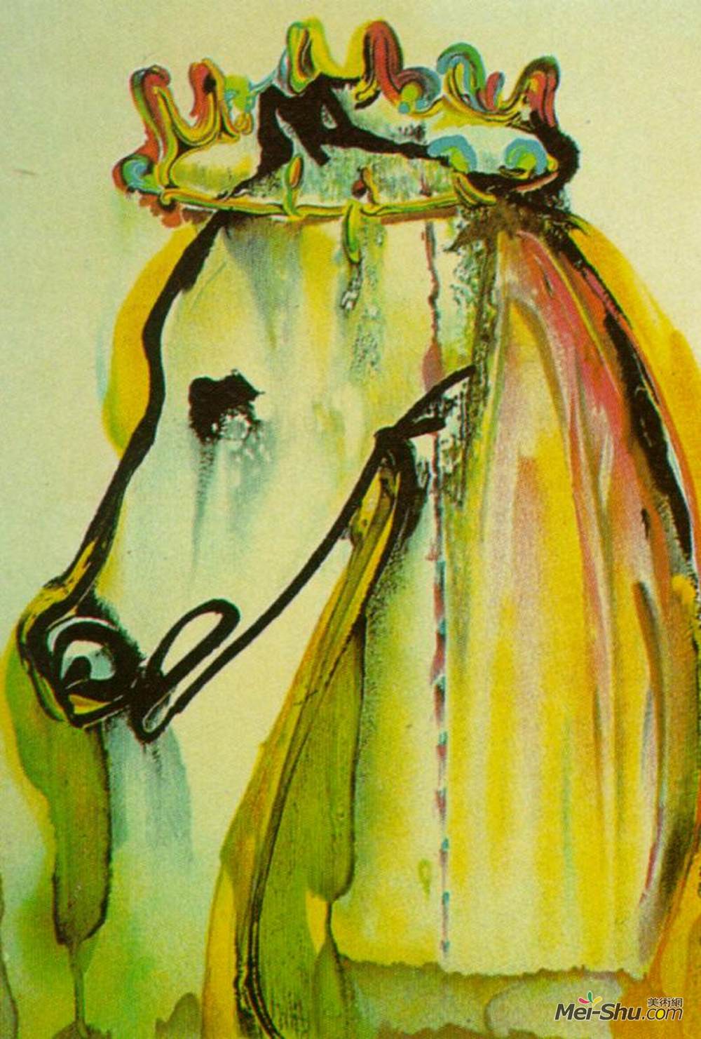 萨尔瓦多·达利(Salvador Dali)高清作品《卡利古拉的马（大理的马）》