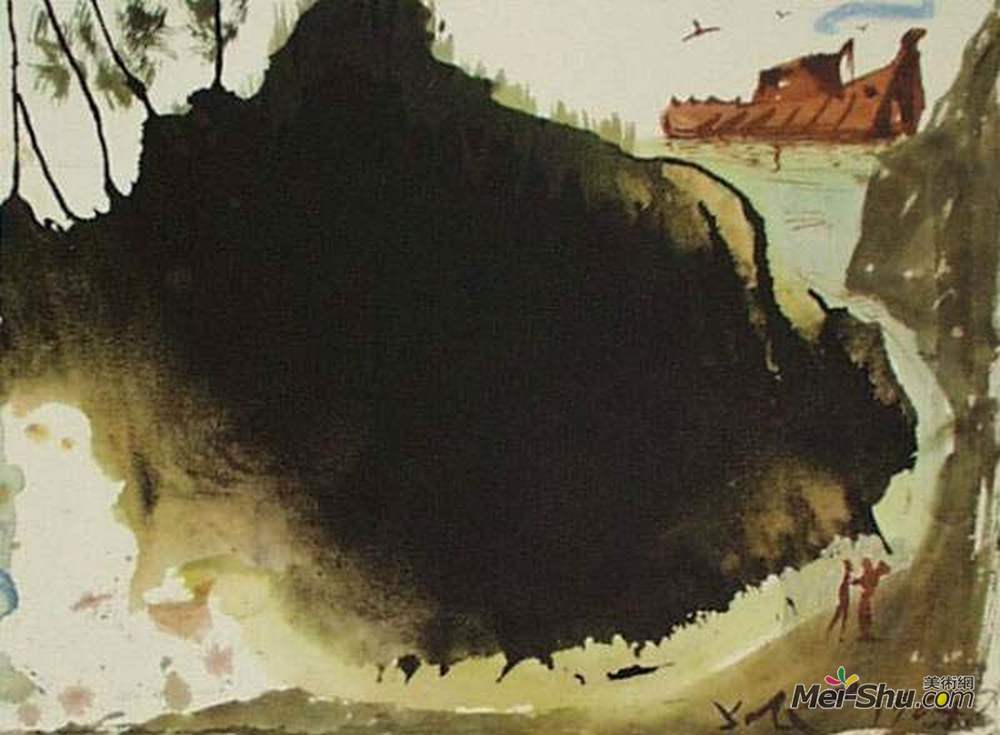 萨尔瓦多·达利(Salvador Dali)高清作品《水浒传（创世记6:17）》