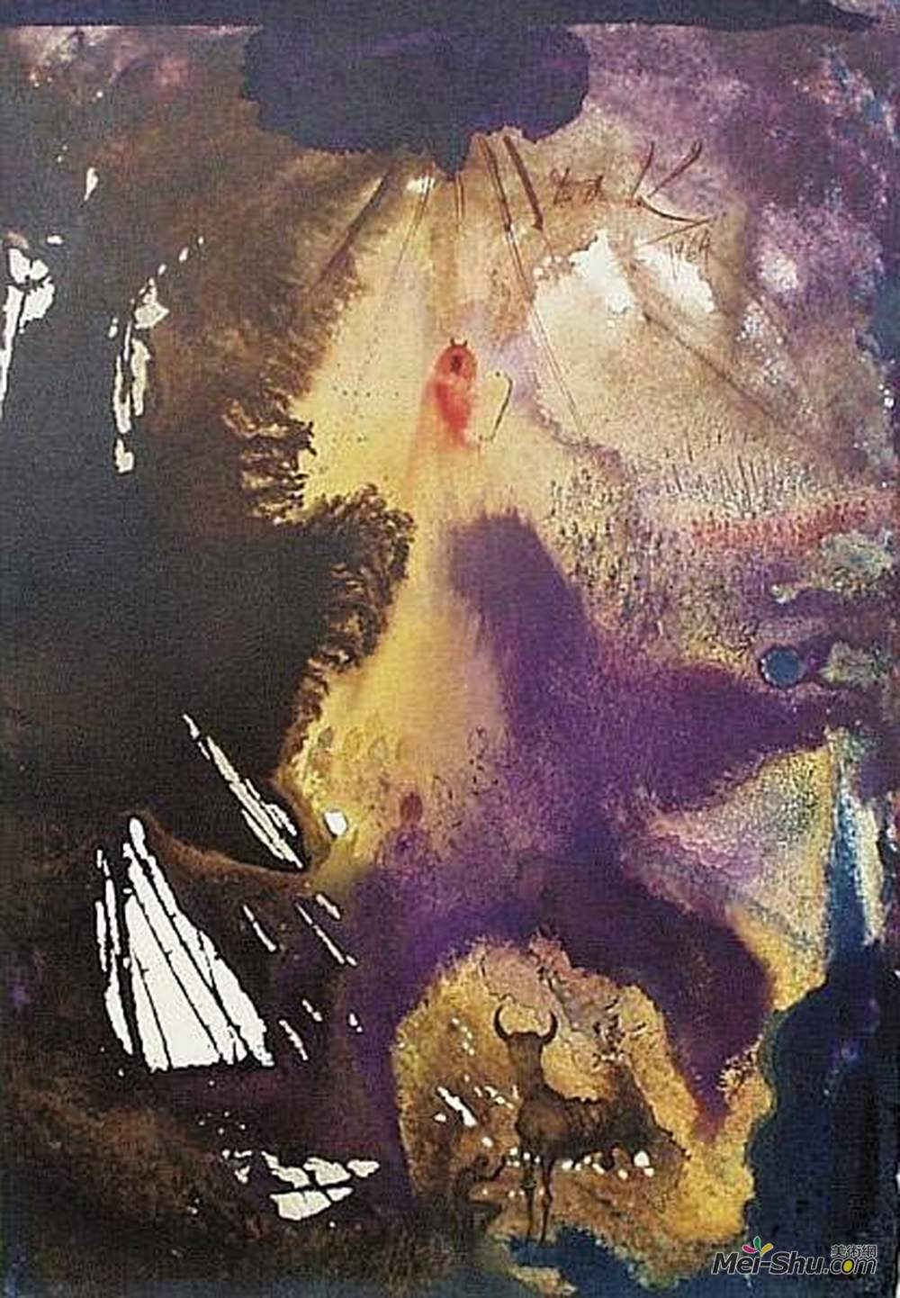 萨尔瓦多·达利(Salvador Dali)高清作品《我是耶和华你们的神...（出34:28）》