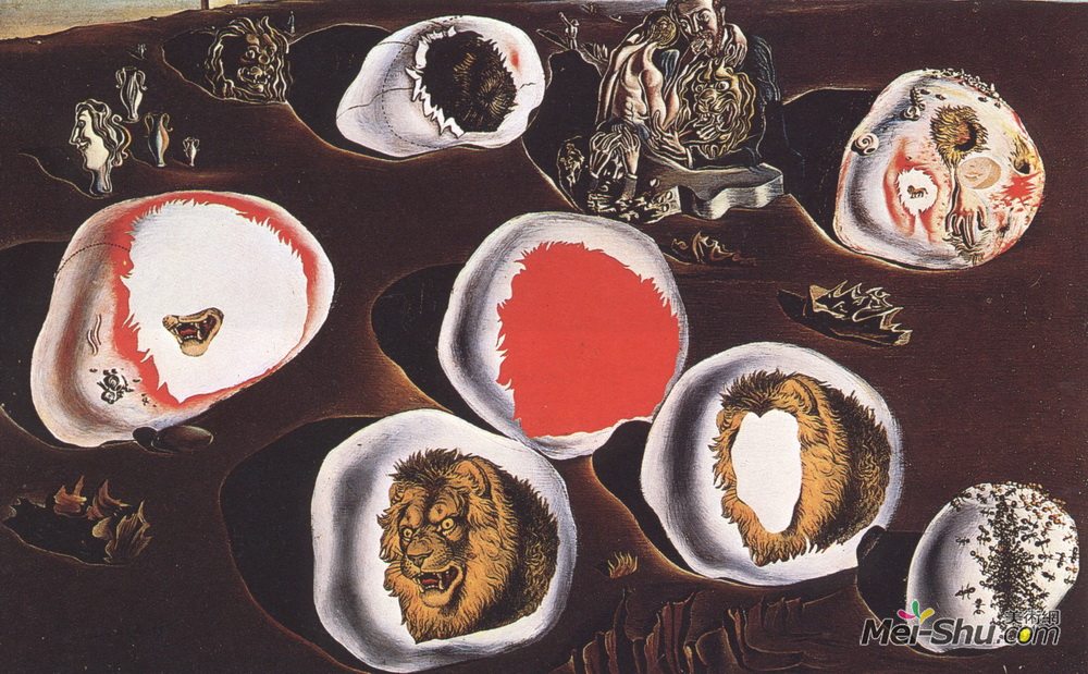 萨尔瓦多·达利(Salvador Dali)高清作品《欲望的容纳》