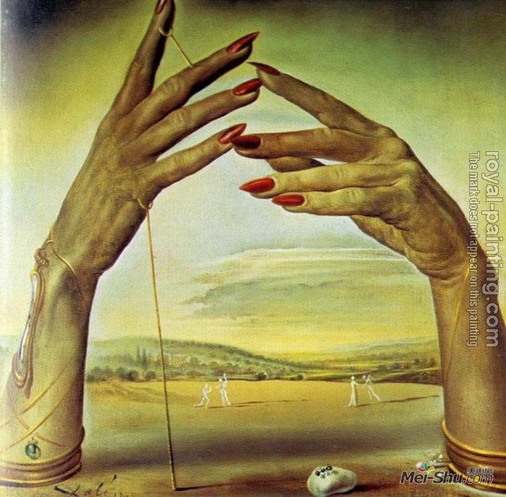 萨尔瓦多·达利(Salvador Dali)高清作品《一个充满激情的女人的肖像》