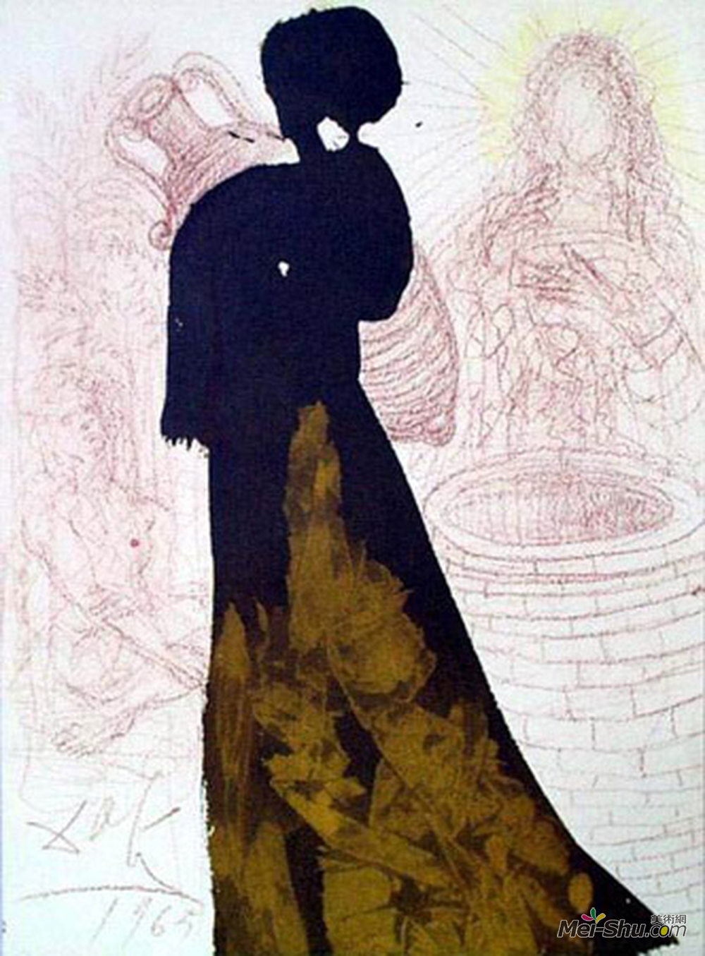 萨尔瓦多·达利(Salvador Dali)高清作品《给我水喝（12：1）》