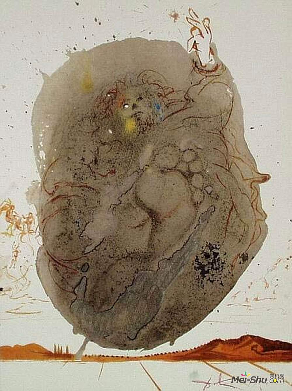 萨尔瓦多·达利(Salvador Dali)高清作品《人类面容（创世记1:26）》