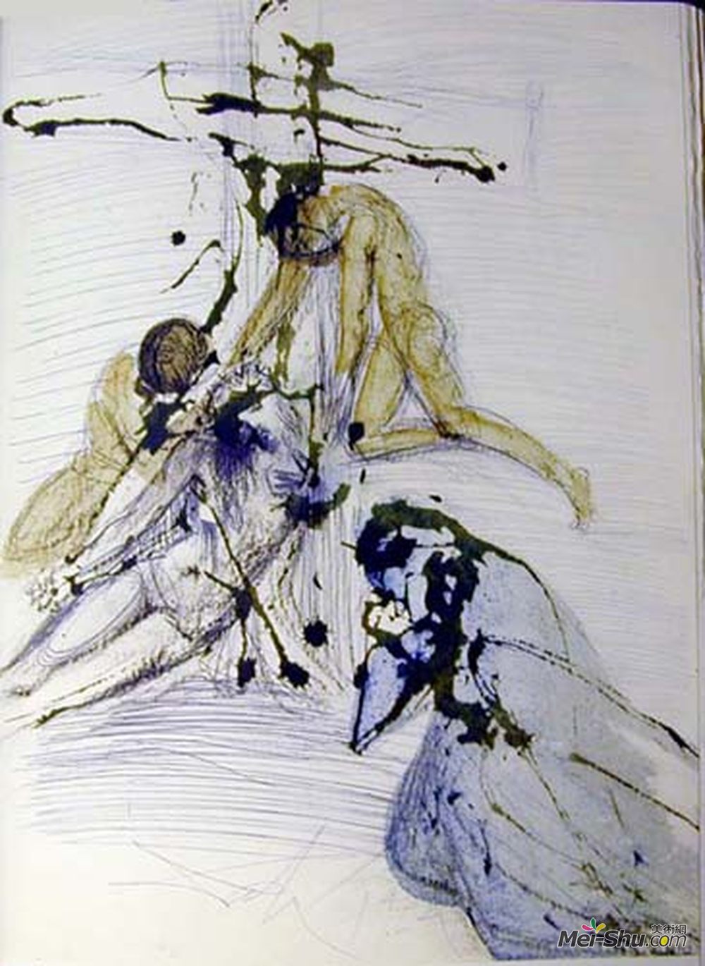 萨尔瓦多·达利(Salvador Dali)高清作品《去坩埚沉积法》