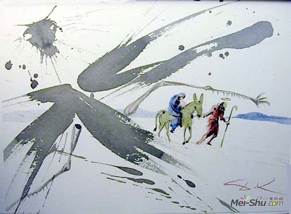 萨尔瓦多·达利(Salvador Dali)高清作品《埃及蜡蝉》