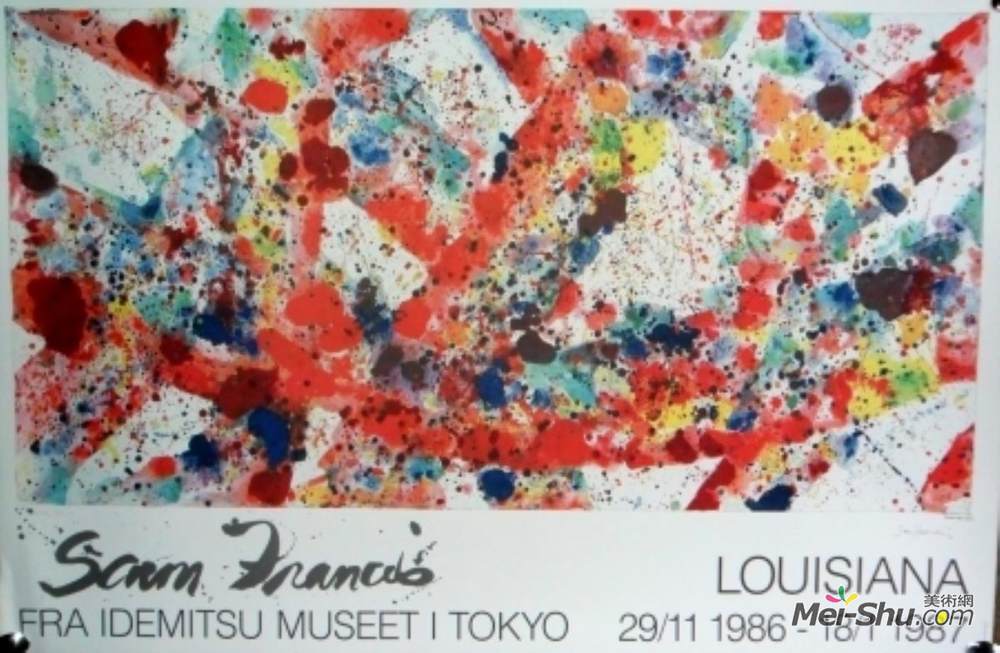 山姆·弗朗西斯(Sam Francis)高清作品《极红》