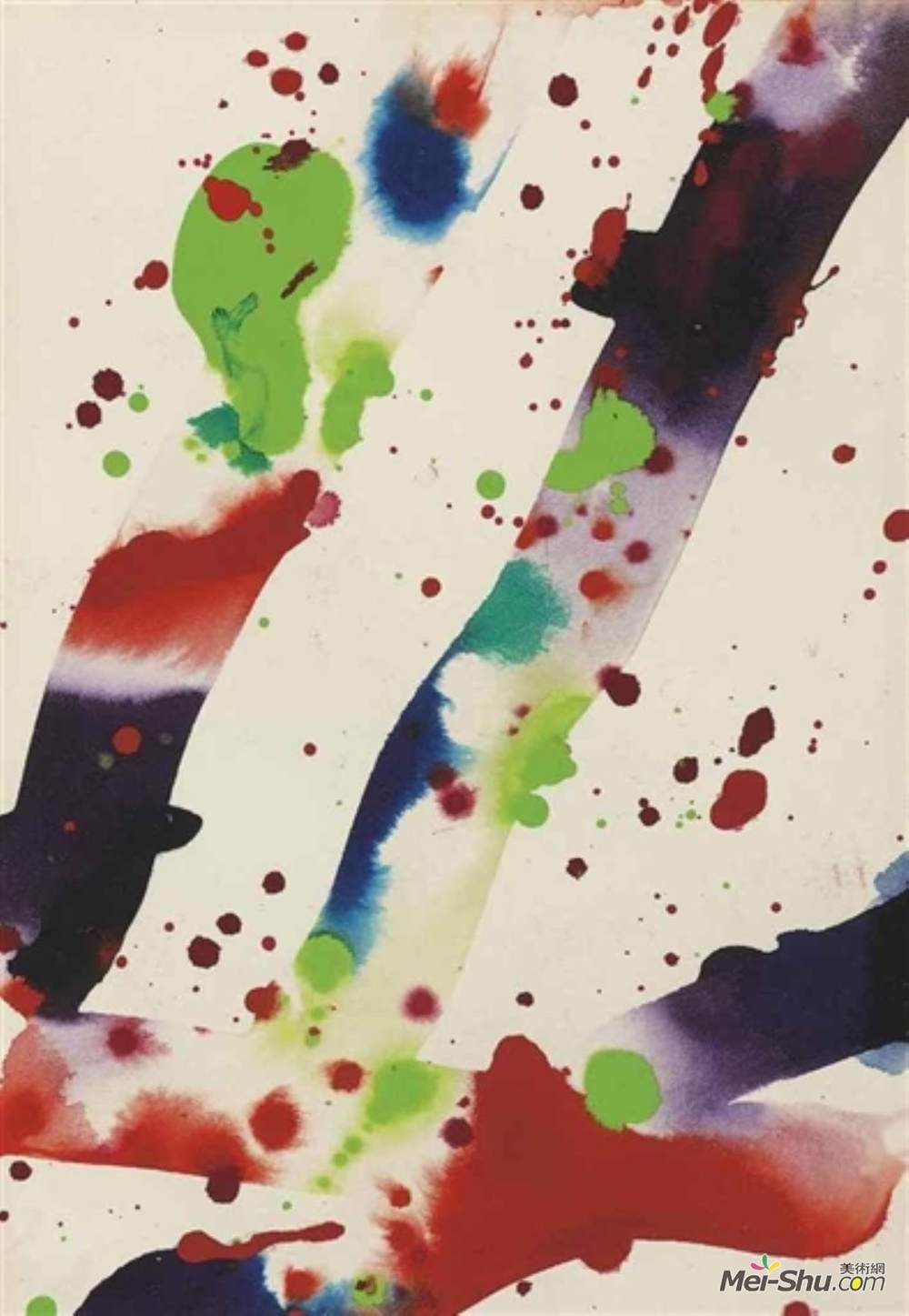 山姆·弗朗西斯(Sam Francis)高清作品《你好》