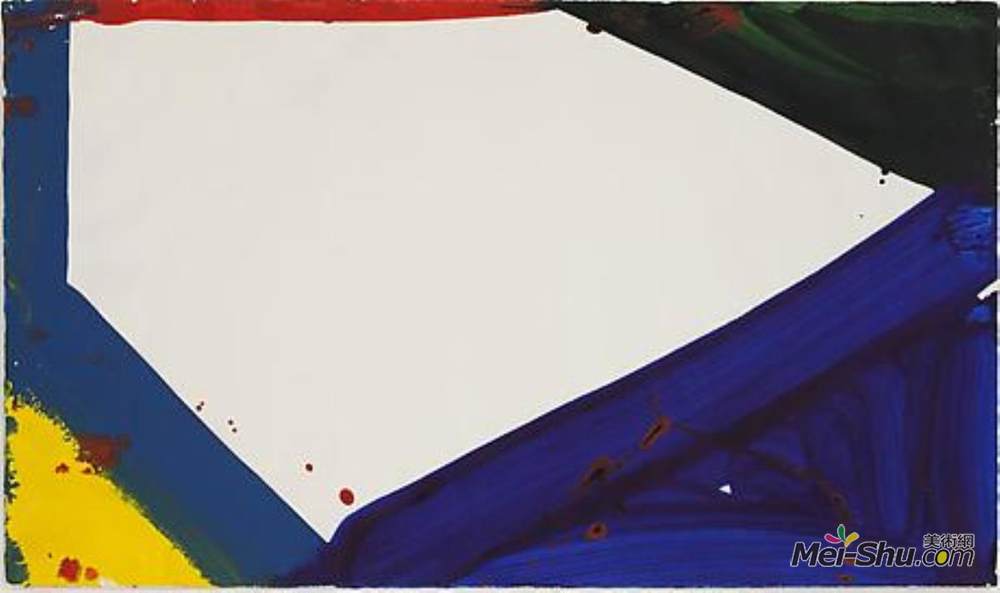 山姆·弗朗西斯(Sam Francis)高清作品《无边（边）》