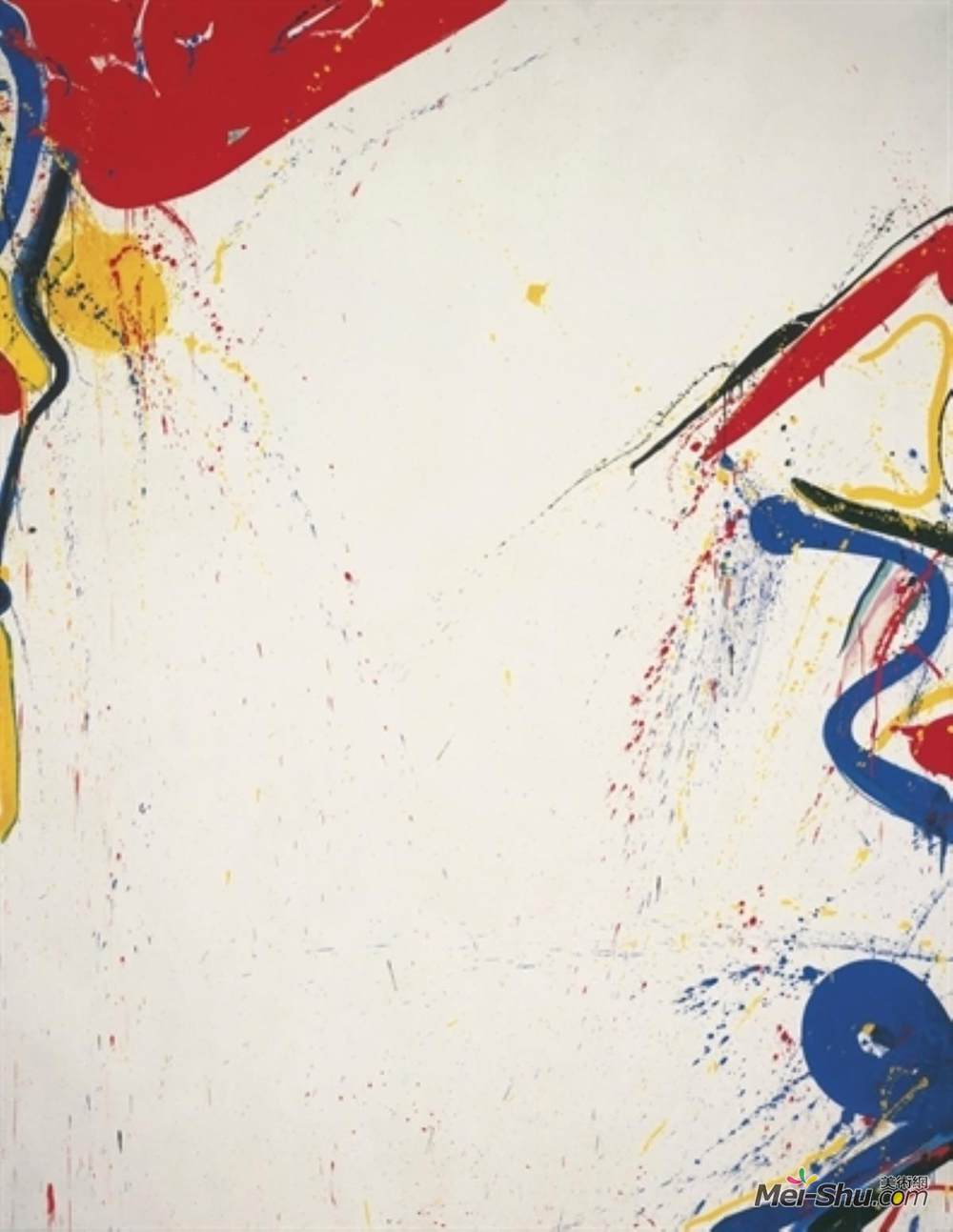 山姆·弗朗西斯(Sam Francis)高清作品《当白》
