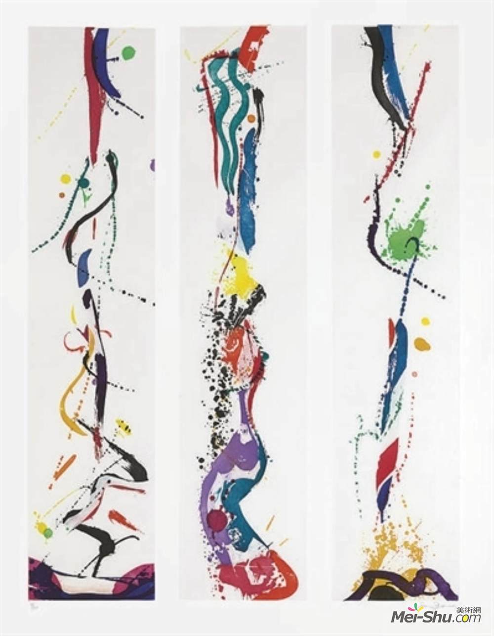 山姆·弗朗西斯(Sam Francis)高清作品《Untitled (Lembark I92)》