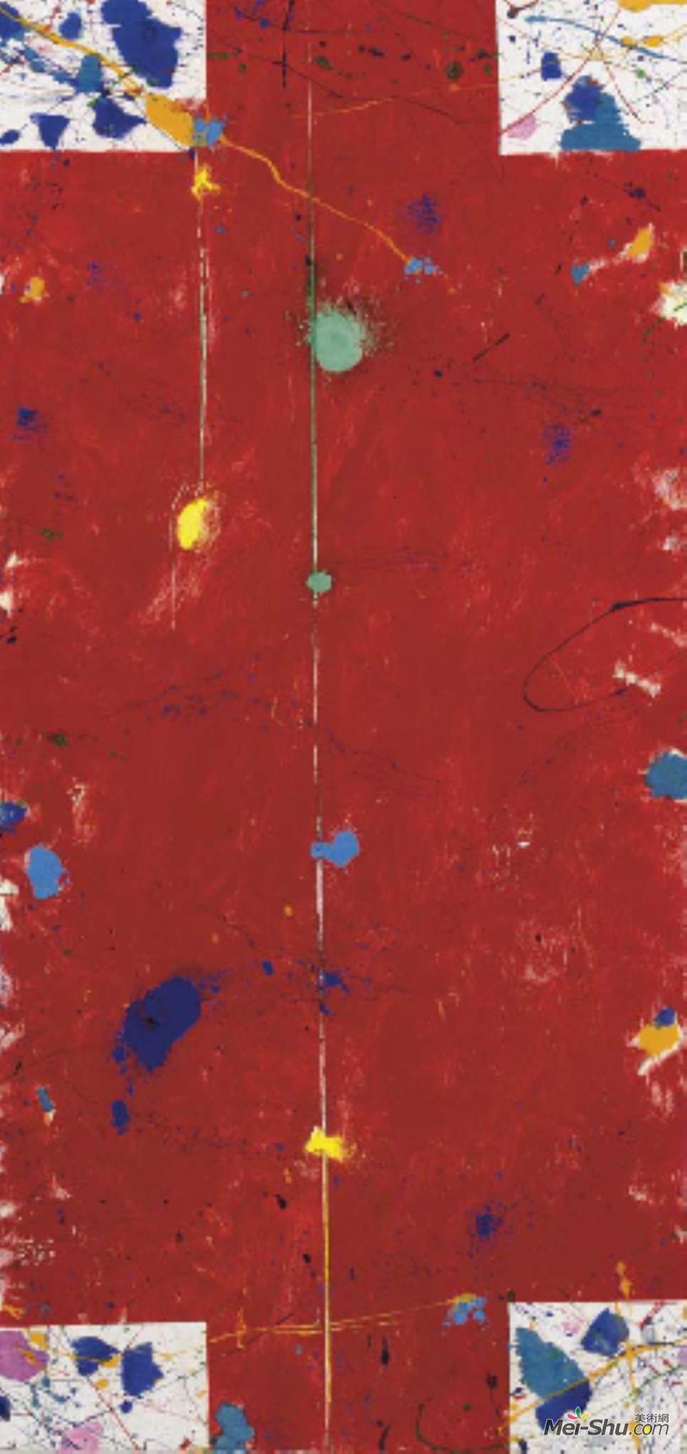 山姆·弗朗西斯(Sam Francis)高清作品《Untitled (EXP SF 56-04)》