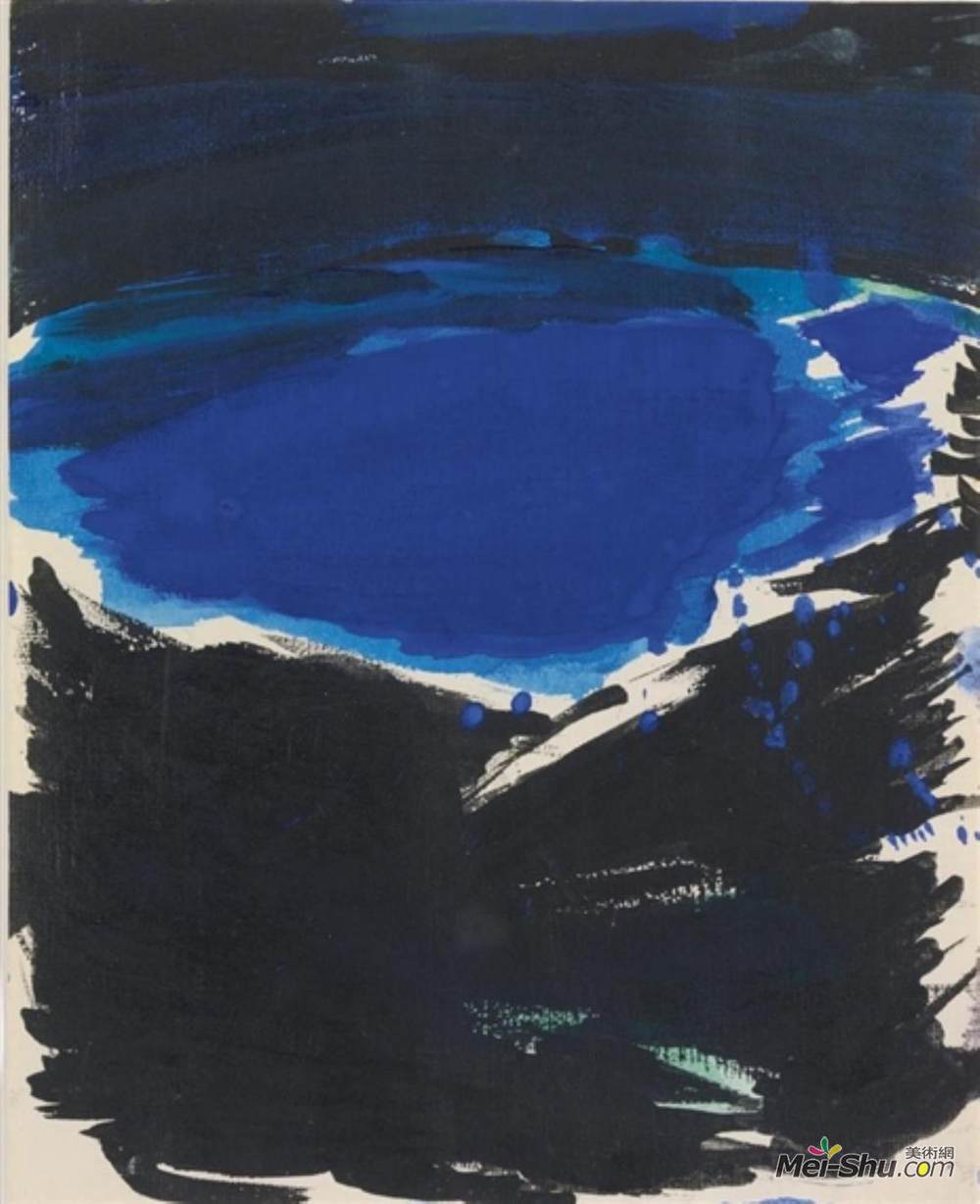 山姆·弗朗西斯(Sam Francis)高清作品《无题》