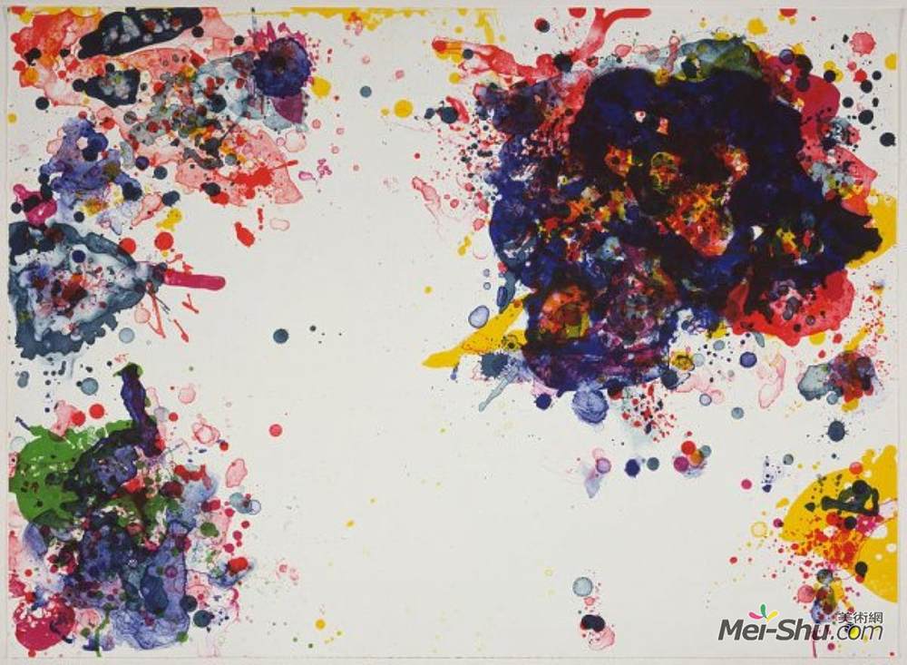 山姆·弗朗西斯(Sam Francis)高清作品《斑点》