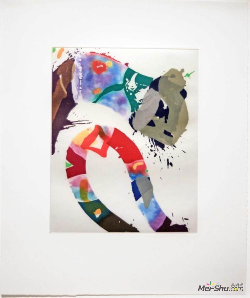 山姆·弗朗西斯(Sam Francis)高清作品《Untitled (SFE 092)》