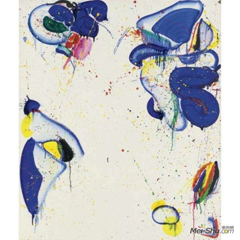 山姆·弗朗西斯(Sam Francis)高清作品《西尔维奥设定一》