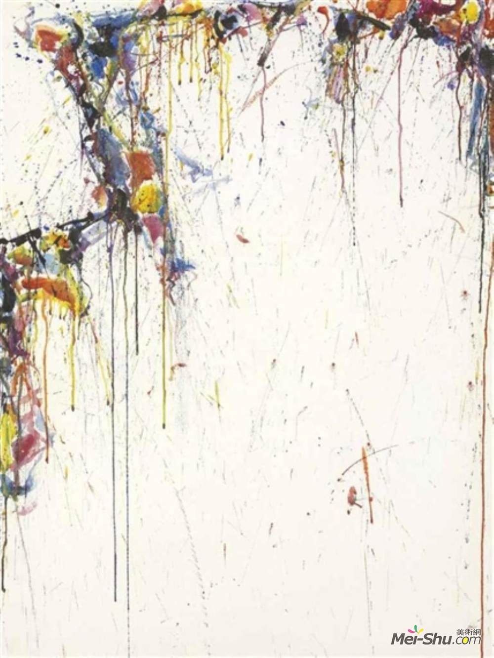山姆·弗朗西斯(Sam Francis)高清作品《日本系列1号（组曲）》