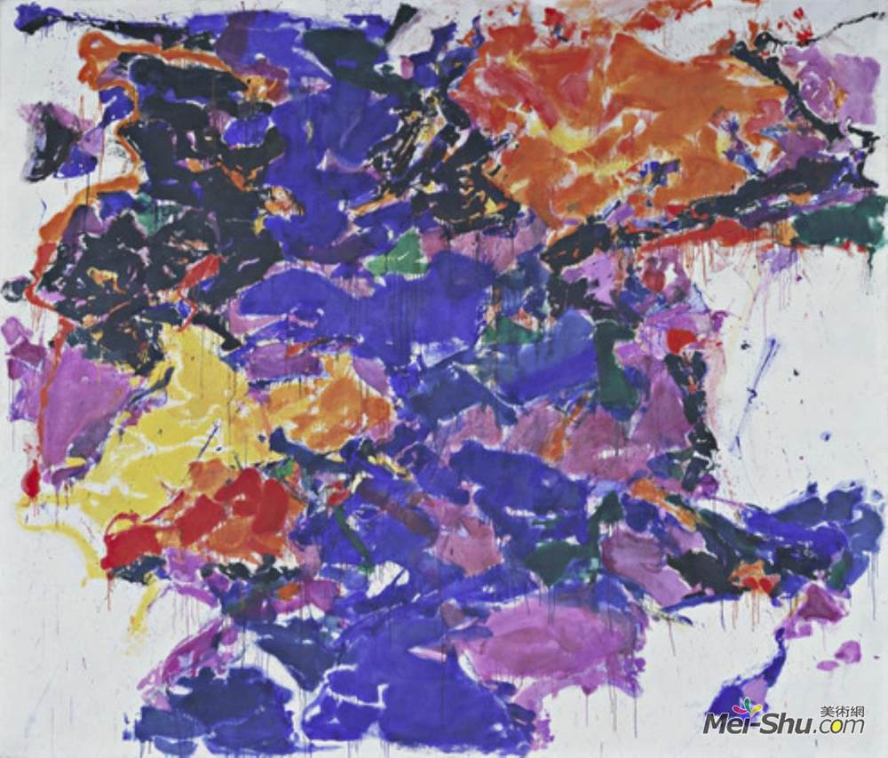 山姆·弗朗西斯(Sam Francis)高清作品《走向消失II》