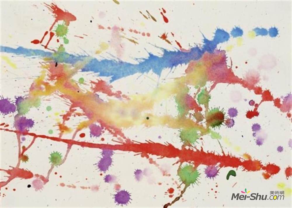 山姆·弗朗西斯(Sam Francis)高清作品《无题》