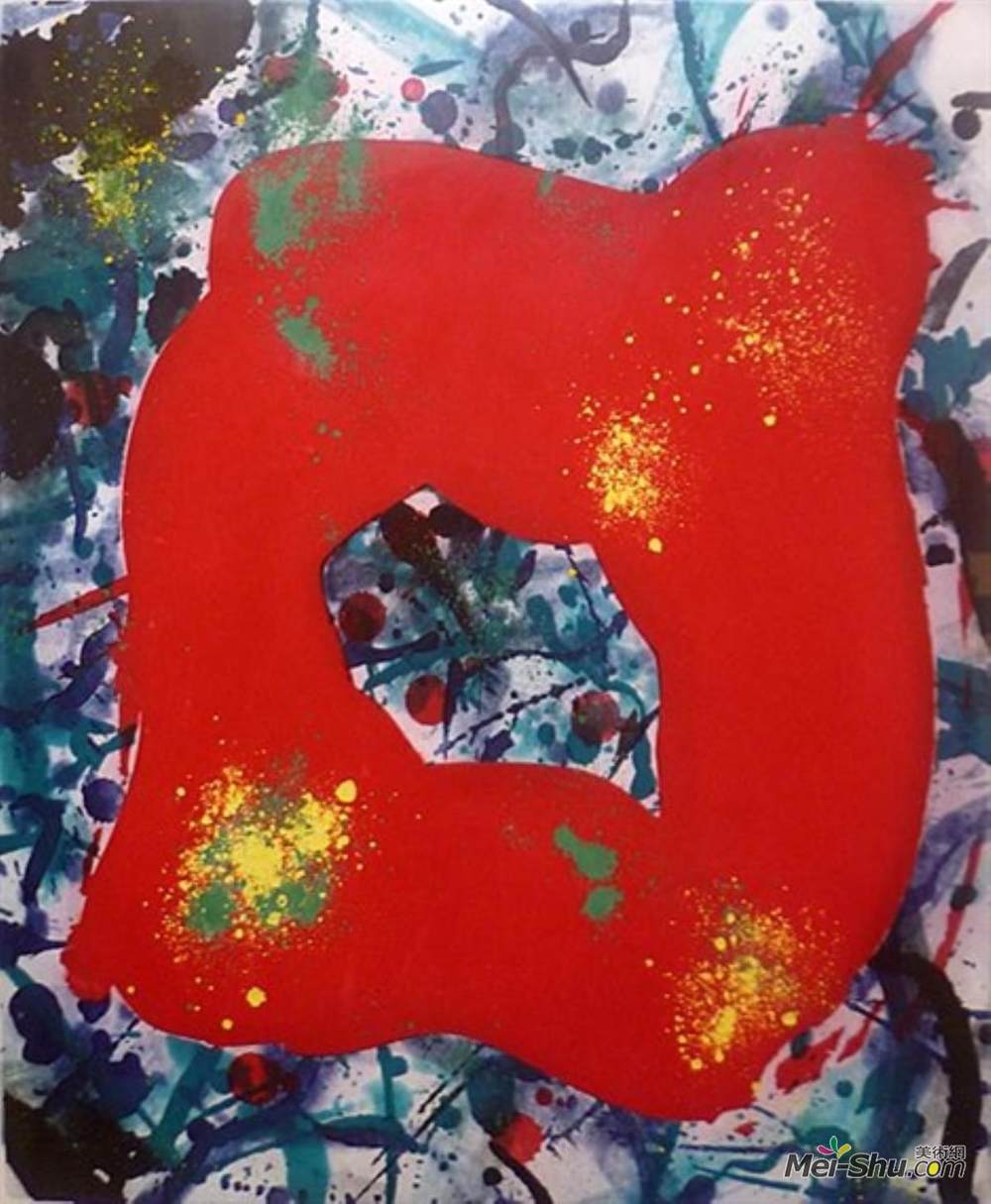 山姆·弗朗西斯(Sam Francis)高清作品《Untitled (SFE 071)》