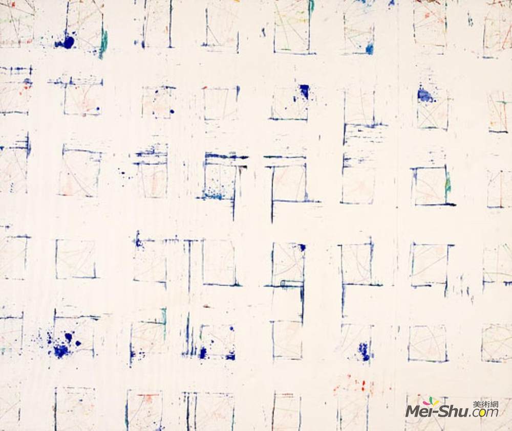 山姆·弗朗西斯(Sam Francis)高清作品《无题（SFM83-338）》