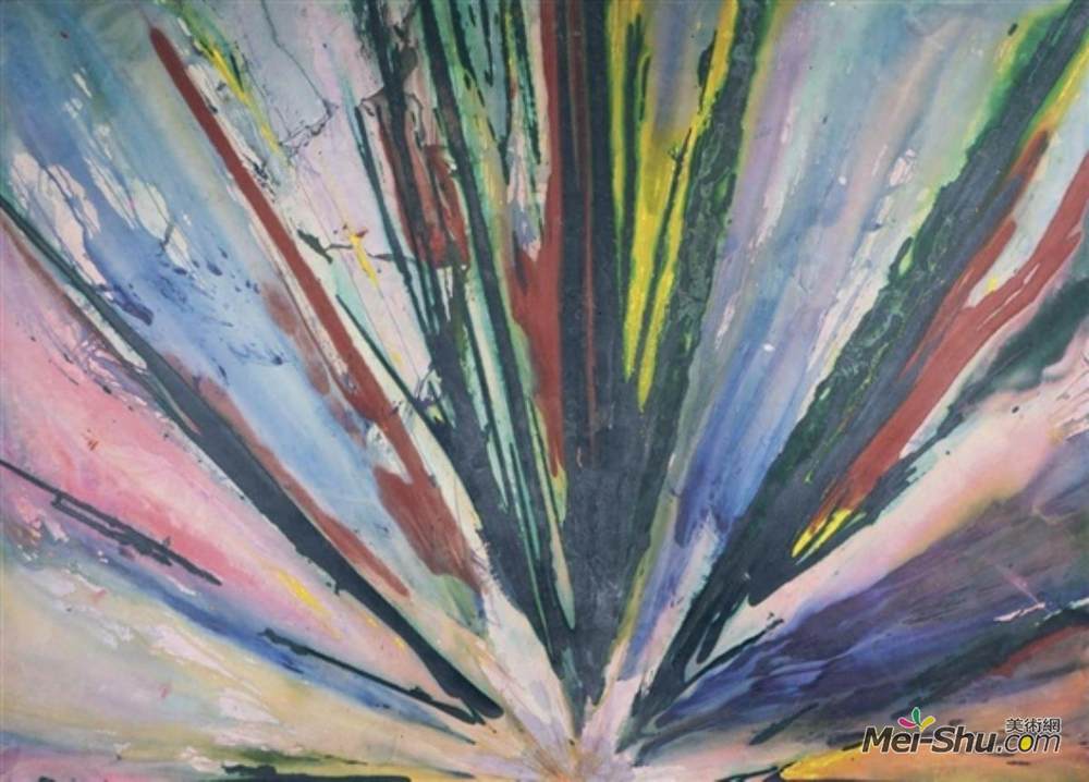 山姆·吉列姆(Sam Gilliam)高清作品《林分》