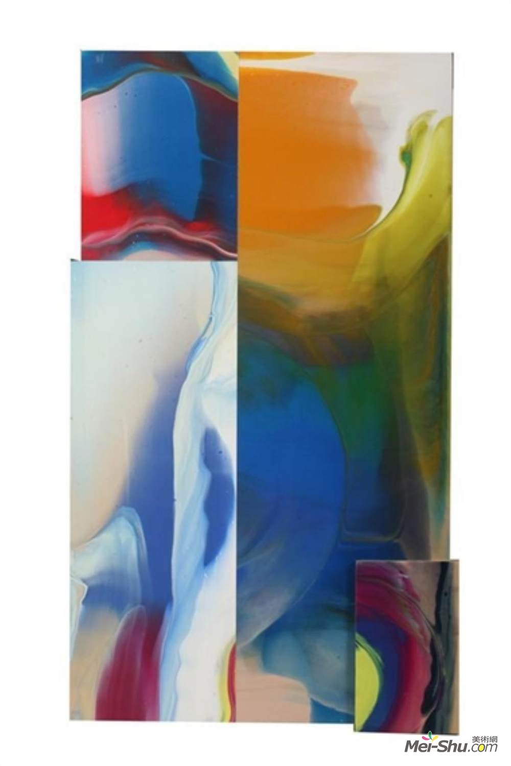 山姆·吉列姆(Sam Gilliam)高清作品《广场与广场》