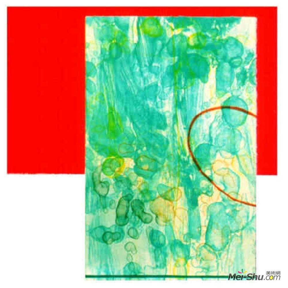 山姆·吉列姆(Sam Gilliam)高清作品《最蓝的》