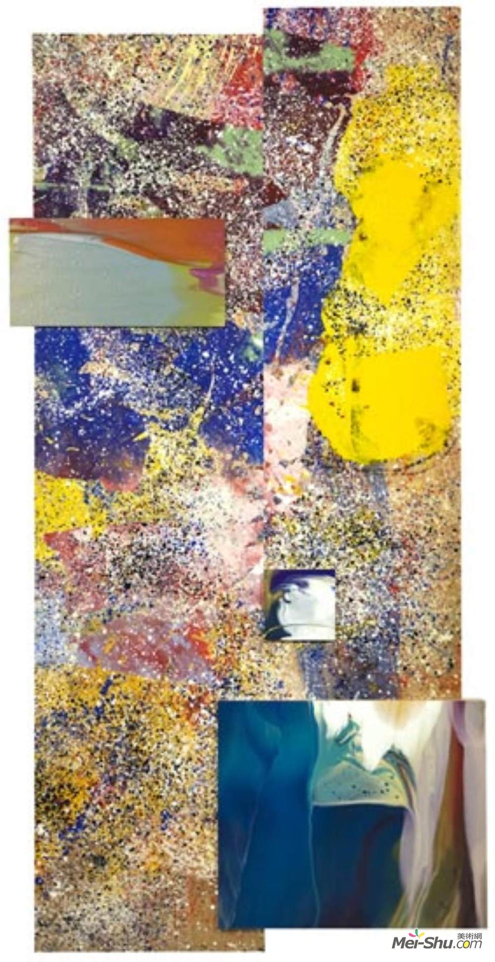 山姆·吉列姆(Sam Gilliam)高清作品《忆起少女半开》