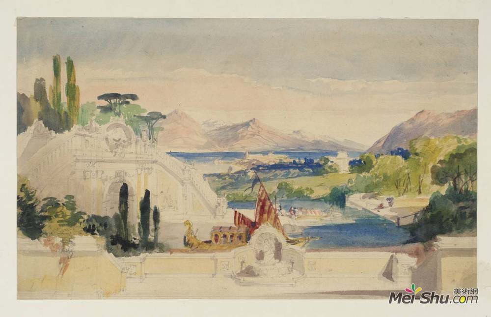 塞缪尔·帕默(Samuel Palmer)高清作品《尼米湖幻想观》