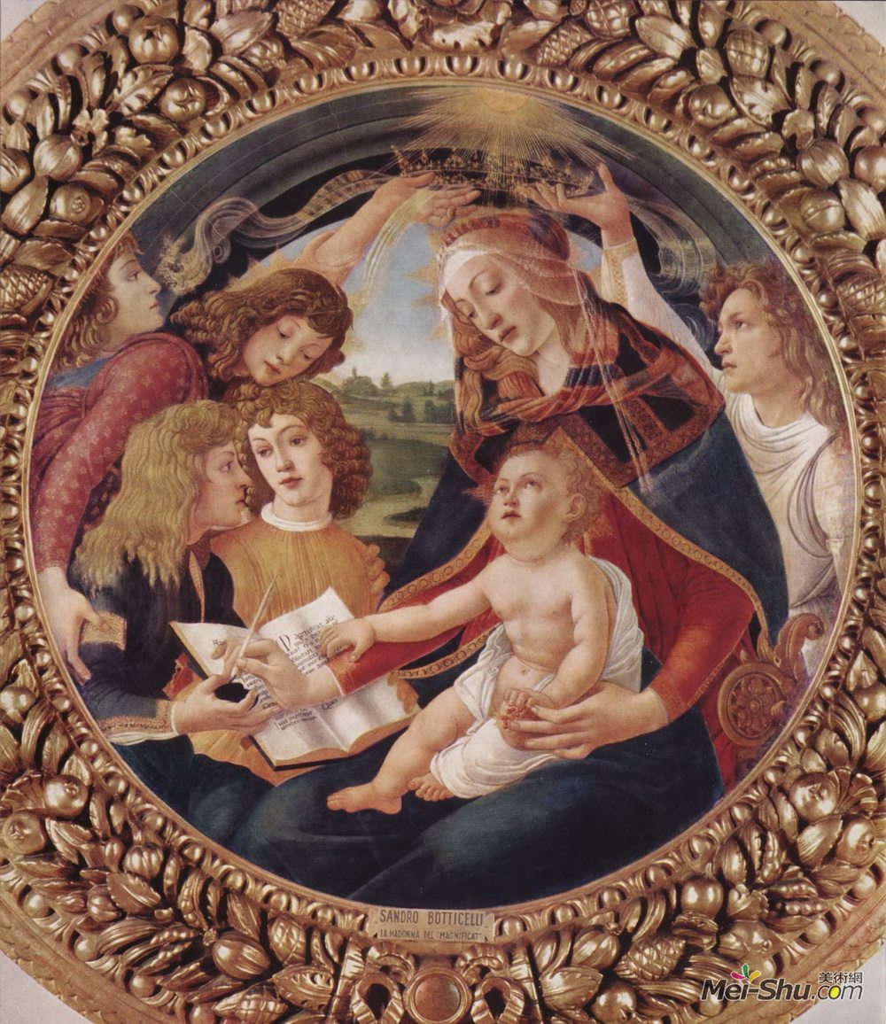 《圣母颂歌》山德罗·波提切利(sandro botticelli)高清作品欣赏