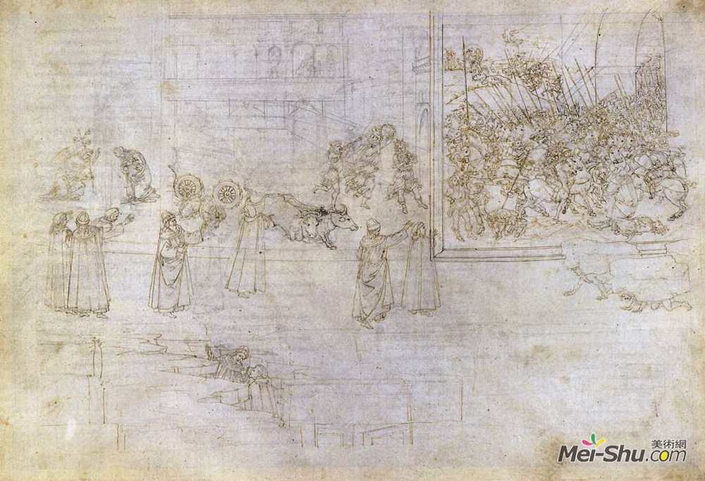 山德罗·波提切利(Sandro Botticelli)高清作品《炼狱的》