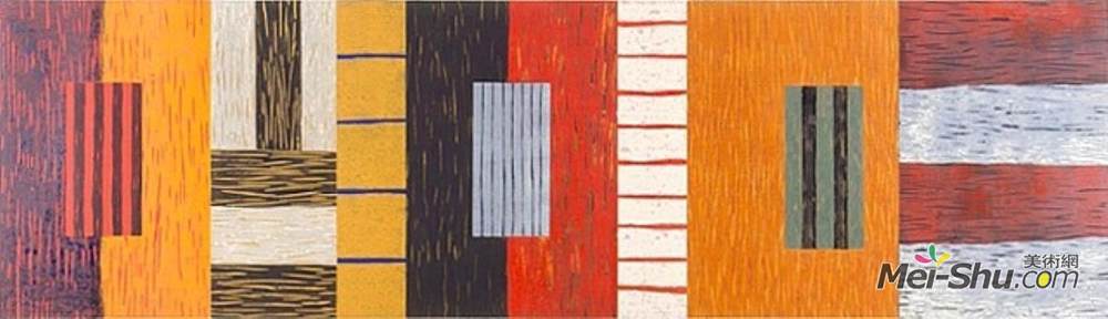 肖恩·斯库利(Sean Scully)高清作品《背锋窗口》