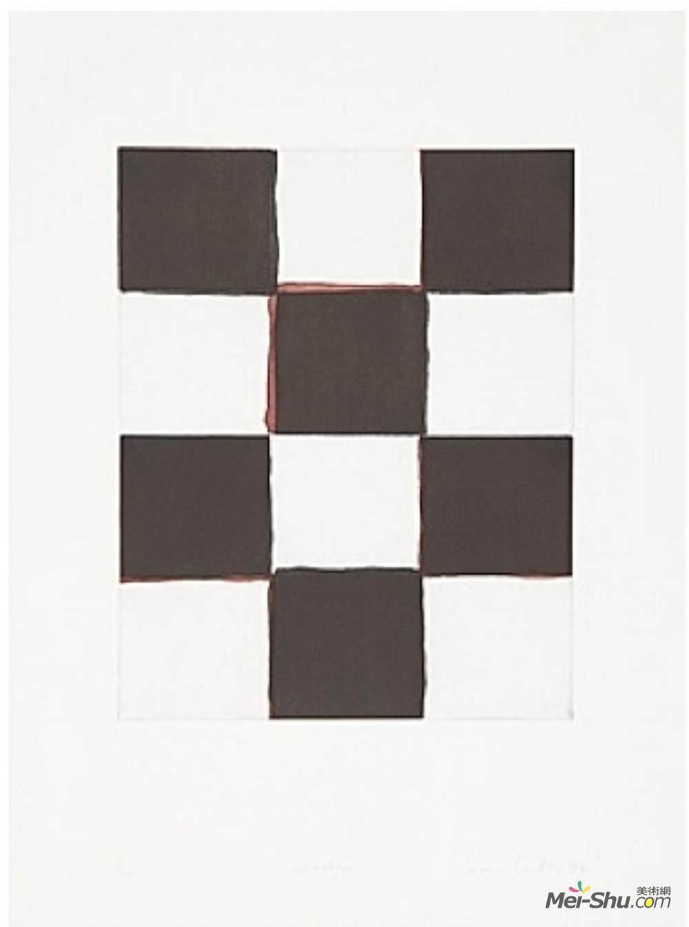 肖恩·斯库利(Sean Scully)高清作品《棋盘格》