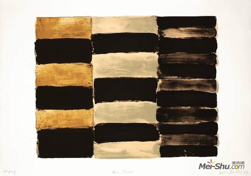 肖恩·斯库利(Sean Scully)高清作品《巴黎黑》