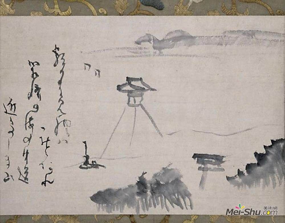 仙崖义梵(Sengai)高清作品《哈佐扎基》