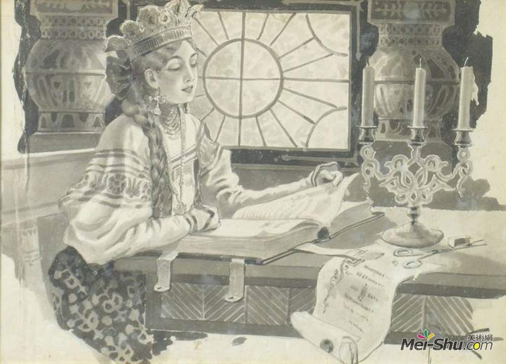 谢尔盖所罗门(Sergey Solomko)高清作品《阅读》