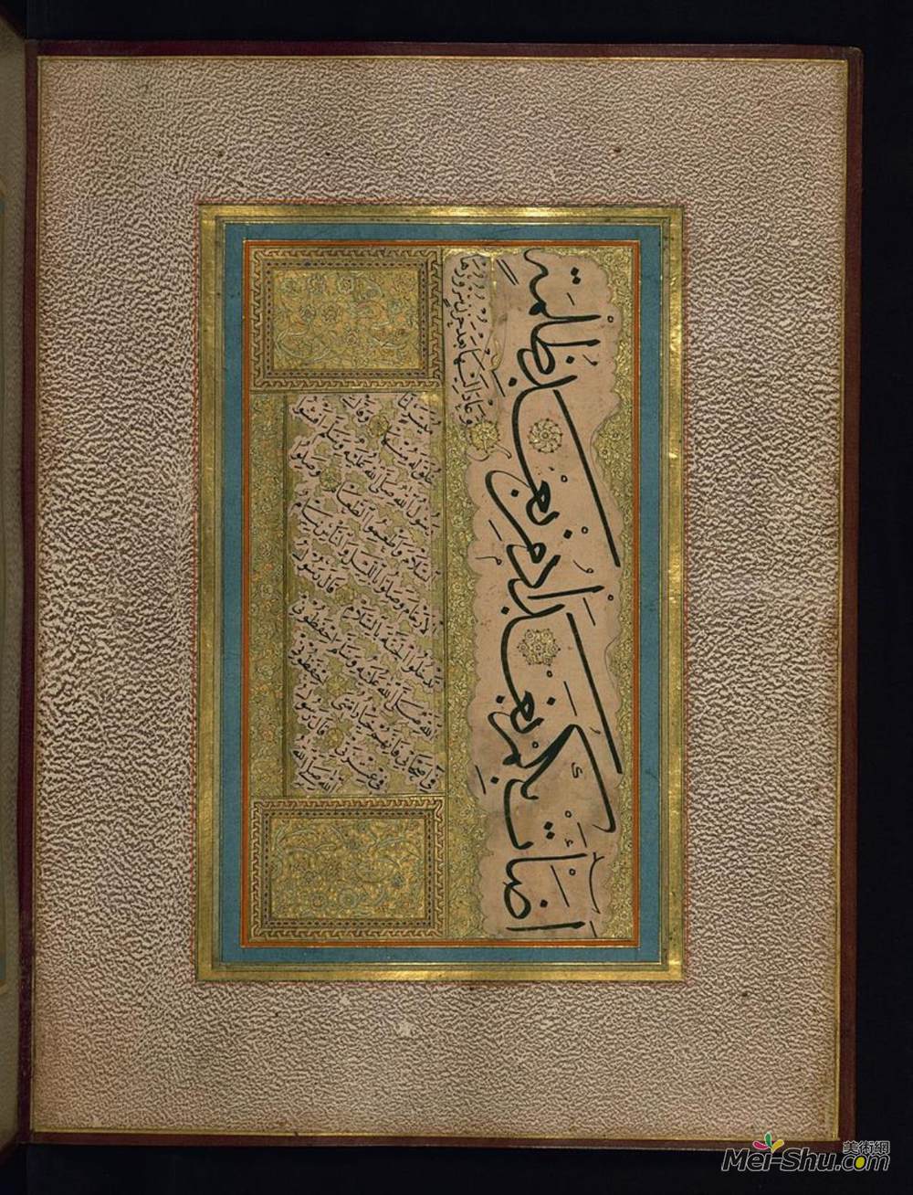 谢赫·哈姆杜拉(Sheikh Hamdullah)高清作品《奥斯曼书法版面》