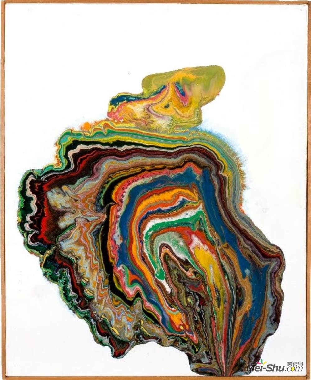 嶋本昭三(Shozo Shimamoto)高清作品《未知标题》