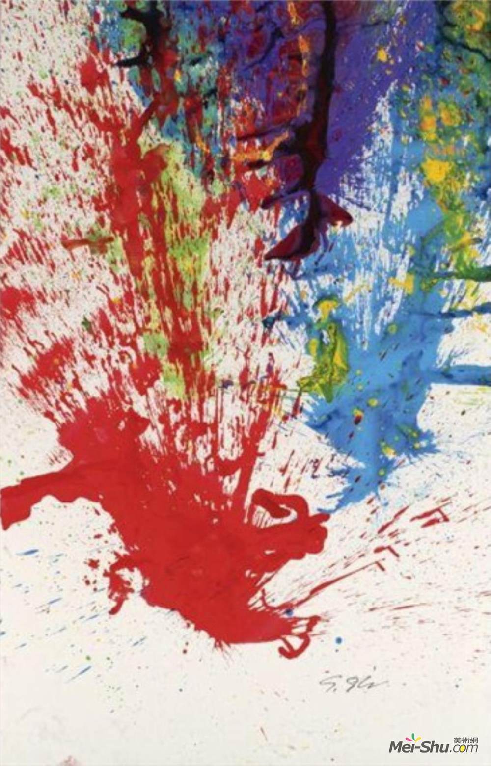 嶋本昭三(Shozo Shimamoto)高清作品《06中国演出》