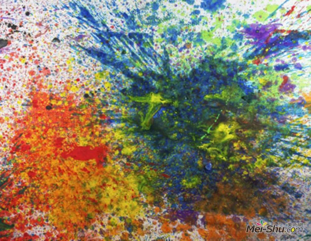 嶋本昭三(Shozo Shimamoto)高清作品《4、卡普里》