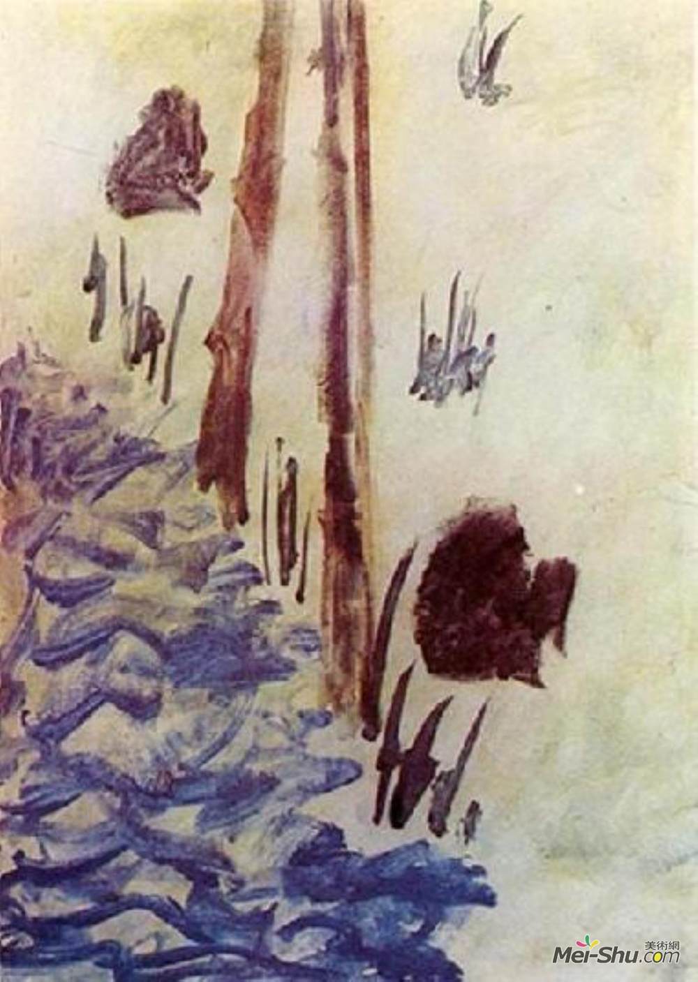 索拉布-塞佩里(Sohrab Sepehri)高清作品《无题》