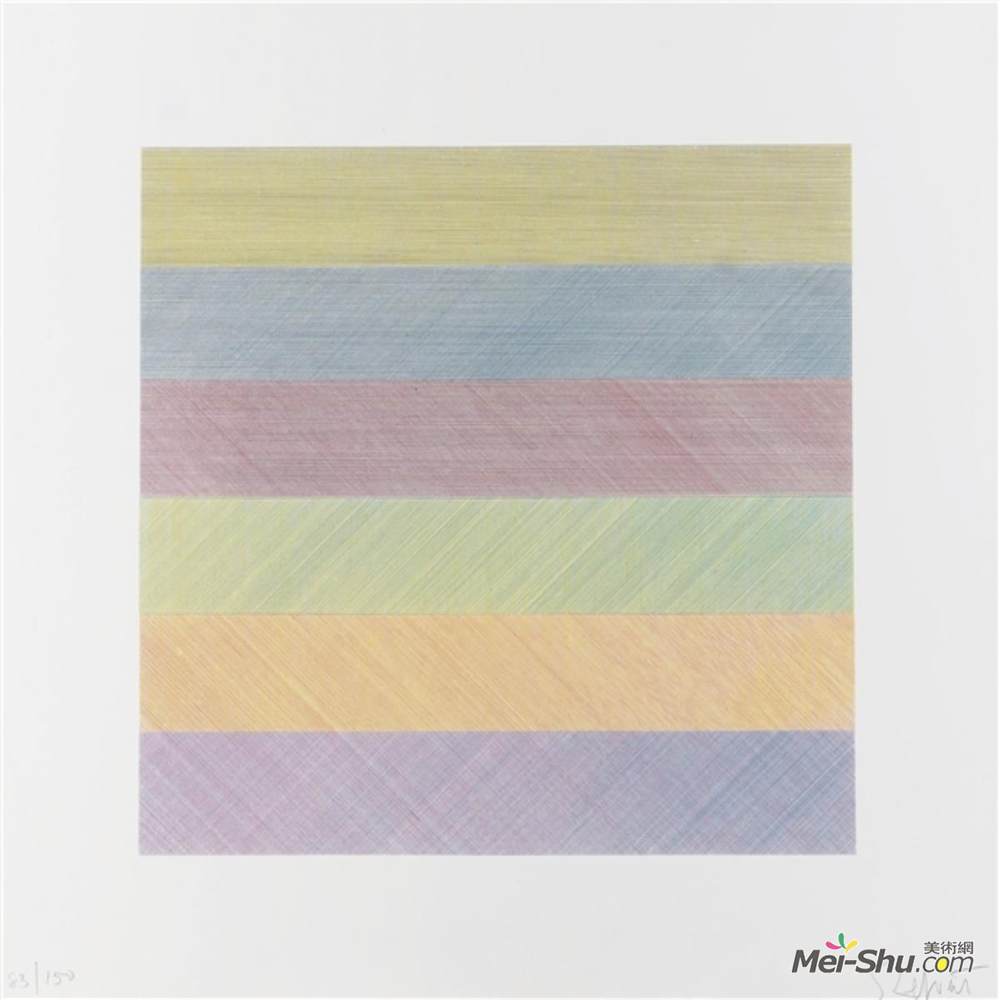 索尔·勒维特(Sol LeWitt)高清作品《无标题（来自复合系列）》
