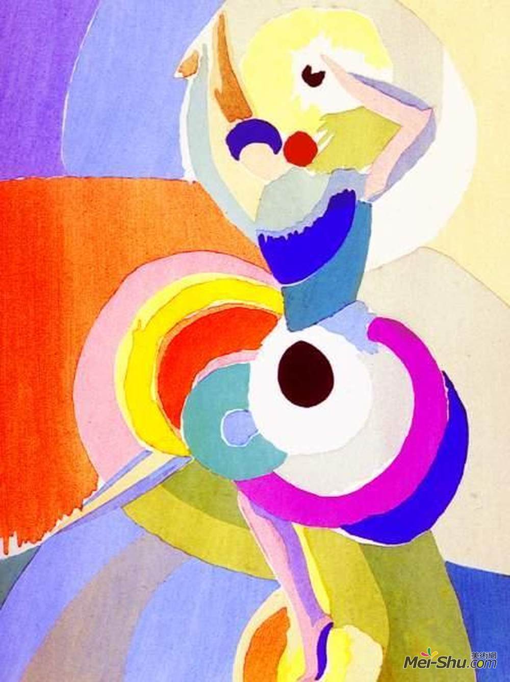 《弗拉门戈舞者》索妮娅·德劳内(sonia delaunay)高清作品欣赏